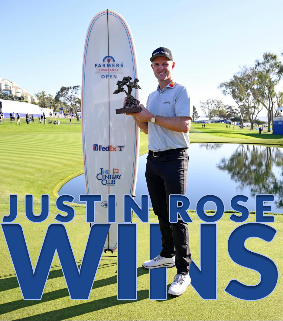 Justin Rose Wins Farmers Open Wire-to-Wire Setting a Scoring Record at Torrey Pines