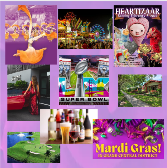 Weekend Top 10: Best Super Bowl Parties, Valentines & Mardi Gras Events – State Fair Comes to Town and Much More!