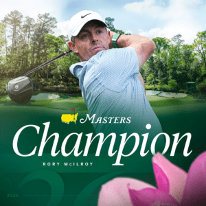 RORY MCILROY WINS BACK-TO-BACK MASTERS