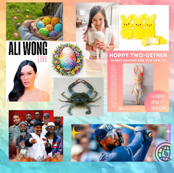 Weekend Top 10: Find All the Easter Fun for the Kids – Plus Ribs, Blue Crabs, Brazil, Egypt, and Funny Business – Curious? Find the Answers HERE!