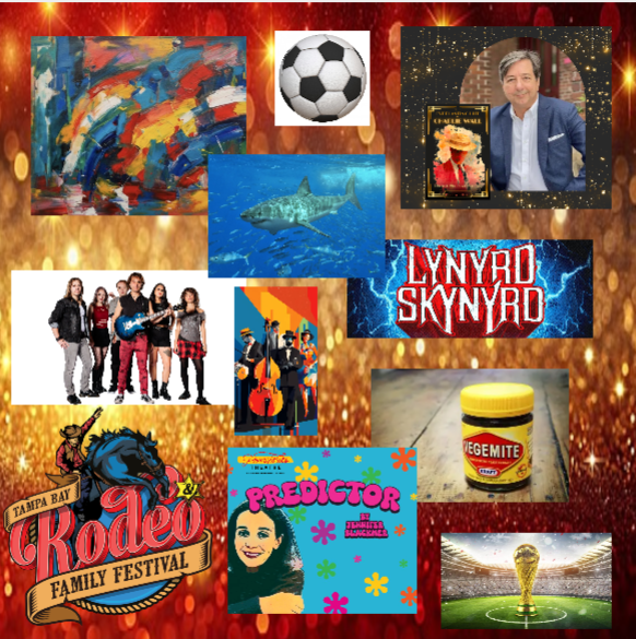 Weekend Top 10: Gangsters, Bucking Broncos, Sharks, Cool Art & Some Vegemite. Unlock the Riddle Right Here!
