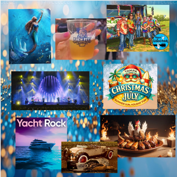 Weekend Top 10: Weirdness, Wheels, Wings & Woodstock. It’s Just Another (Fabulous) Weekend in Tampa Bay! Find Out More Here