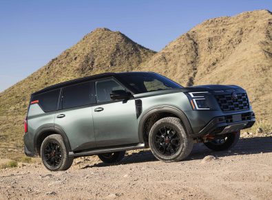 Featuring an unmistakably rugged design, the first-ever Armada PRO-4X -- the most capable in model history -- tackles the toughest terrains with effortless capability.